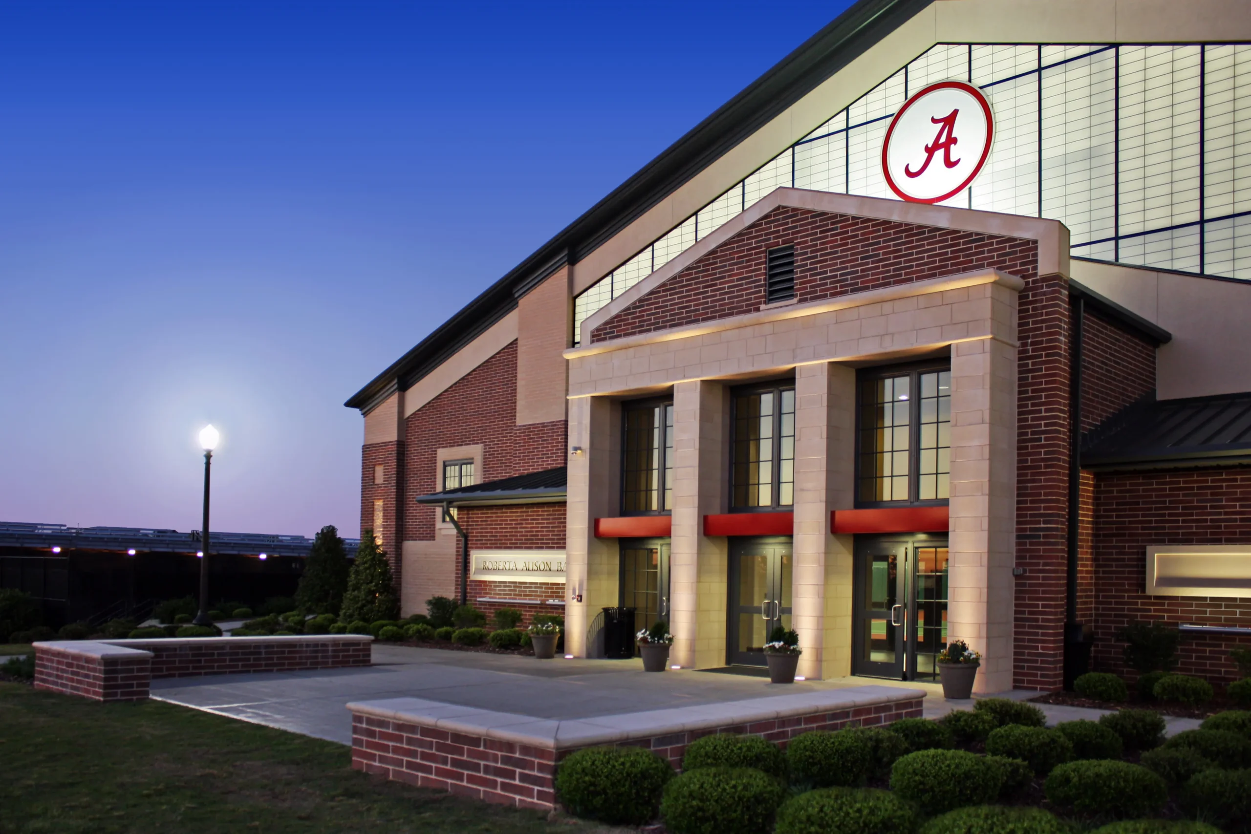Indoor tennis facility out